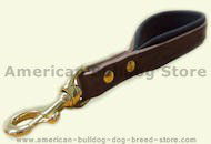 12" Leather Police K-9 Traffic Lead