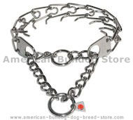 Medium stainless steel collar 17" for American Bulldog Medium stainless steel collar 17" for American Bulldog