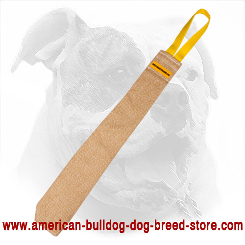 American Bulldog Bite Rag Made of Jute