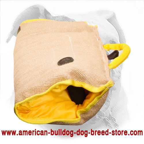 Jute American Bulldog Bite Sleeve For Puppy