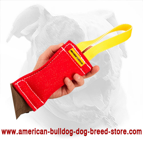 Stitched American Bulldog Bite Tug