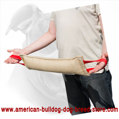 American Bulldog Bite Tug with Handles