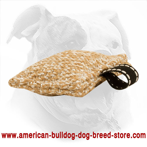 American Bulldog Bite Tug Made of Jute