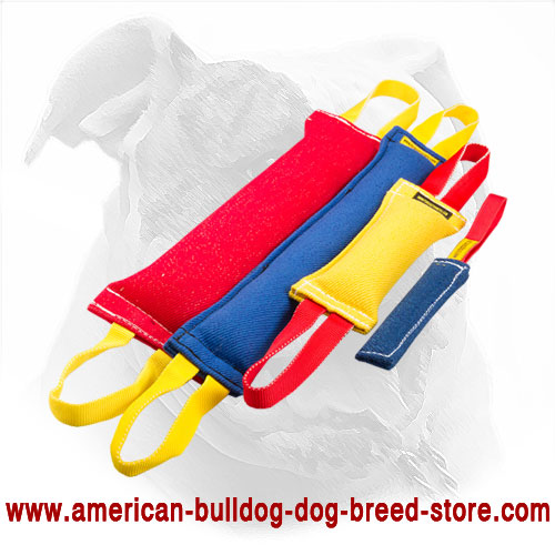 Durable American Bulldog Bite Tugs