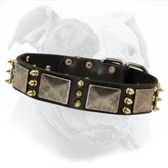 High Quality Leather Dog Collar for Walking and Training
