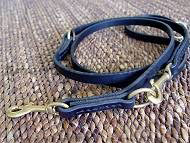 Leather dog leash for training, walking and tracking.