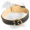 Nappa Padded Leather American Bulldog Collar for Training and Walking