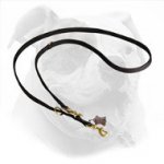 Handmade Police Nylon Dog Lead for American Bulldog