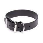 Extra Wide Black Biothane American Bulldog Collar