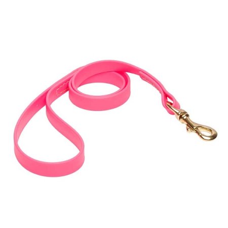 Pink Waterproof American Bulldog Leash Made of Biothane