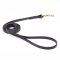 Black Biothane American Bulldog Leash for Walking, Tracking