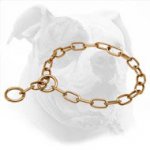 Curogan Fur Saver Dog Collar for American Bulldog