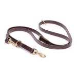 Multipurpose Brown Biothane American Bulldog Leash for over 7 Different Activities