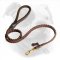 Braided Leather Dog Leash for American Bulldog