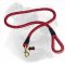 Round Nylon Dog Leash With Brass Snap Hook for American Bulldog