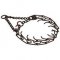 Strong Herm Sprenger American Bulldog Pinch Prong Collar of Black Stainless Steel - 2.25 mm (1/11 inch)