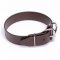 Extra Wide Brown Biothane American Bulldog Collar