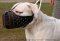 Leather dog muzzle "Dondi"-pluse style For American Bulldog M-55