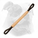 Leather Dog Bite Tug for American Bulldog Puppy