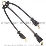 Triple Dog Leash-Leather Triple Lead for American Bulldog
