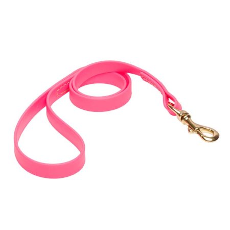 Pink Waterproof American Bulldog Leash Made of Biothane