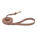 Khaki Waterproof American Bulldog Leash Made of Biothane