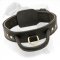 2 Ply Leather Dog Collar for American Bulldog