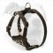 Spiked Leather Dog Harness for American Bulldog Puppy