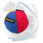 11 Cm French Linen Bite Ball for American Bulldog Early Bite Training