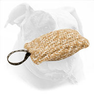 Jute Dog Bite Tug for American Bulldog Puppy