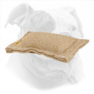 Jute Puppy Bite Tug for American Bulldog