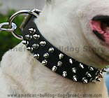 Spiked dog collar,leather dog collar,custom dog collar,designer dog collar for American Bulldog