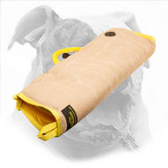 American Bulldog Puppy Bite Sleeve Made of Jute