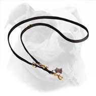 Handmade Police Nylon Dog Lead for American Bulldog