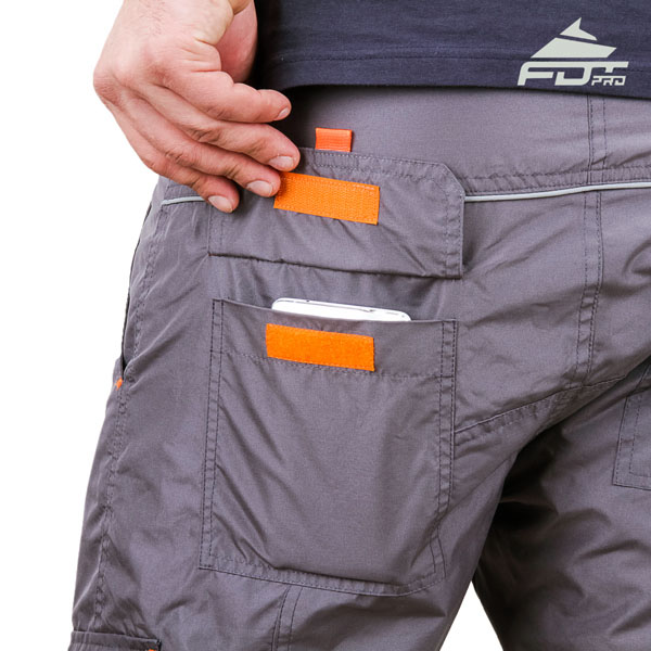 Convenient Design Professional Pants with Useful Side Pockets for Dog Training