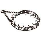 Strong Herm Sprenger American Bulldog Pinch Prong Collar of Black Stainless Steel - 2.25 mm (1/11 inch)