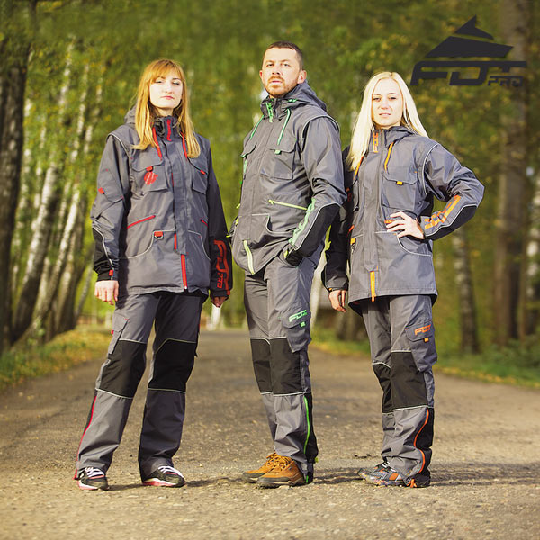 Top Rate Dog Trainer Suit for Tracking with Reflective Strap