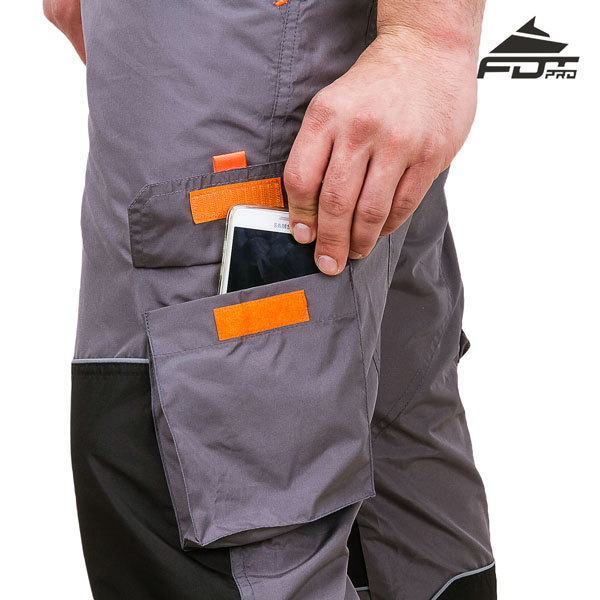 Pro Design Dog Tracking Pants with Handy Velcro Side Pocket