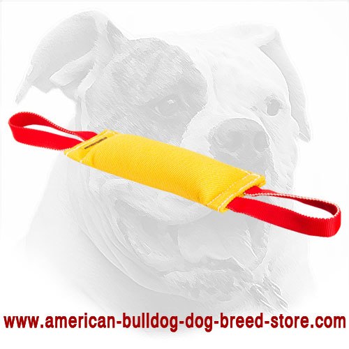 American Bulldog Bite Tug Made of French Linen