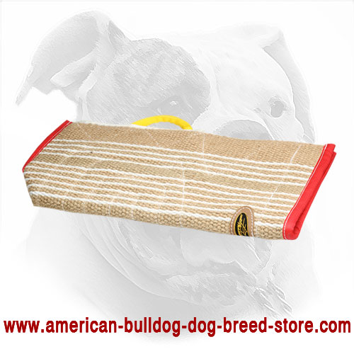American Bulldog Jute Cover