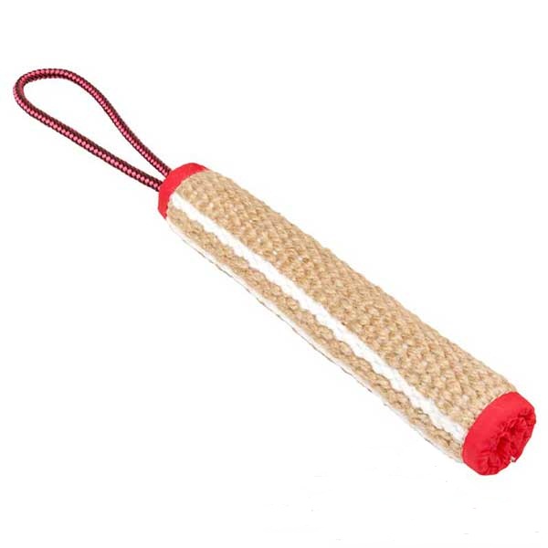 Jute Dog Bite Tug for American Bulldog