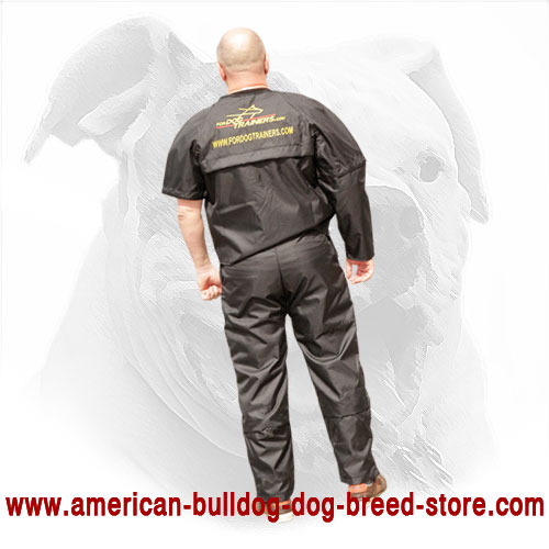 Scratch Jacket for American Bulldog Training