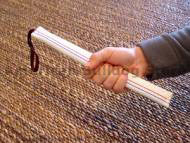 Fire hose dog bite pocket toy with handle