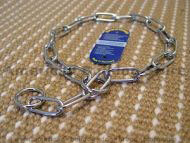 Fur saver dog collar steel chromium plated width 4mm.