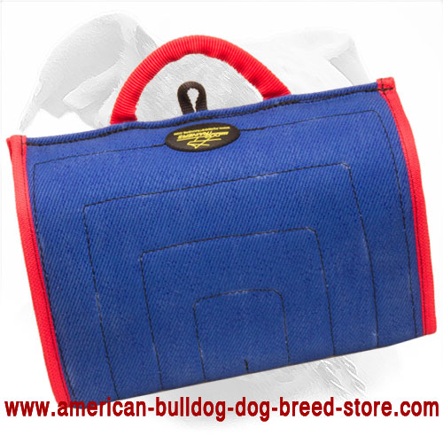 French Linen Bite Builder for American Bulldog