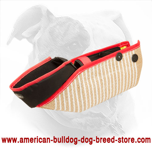 American Bulldog Bite Sleeve Made of Jute