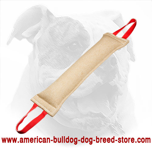 American Bulldog Bite Tug Made of Jute