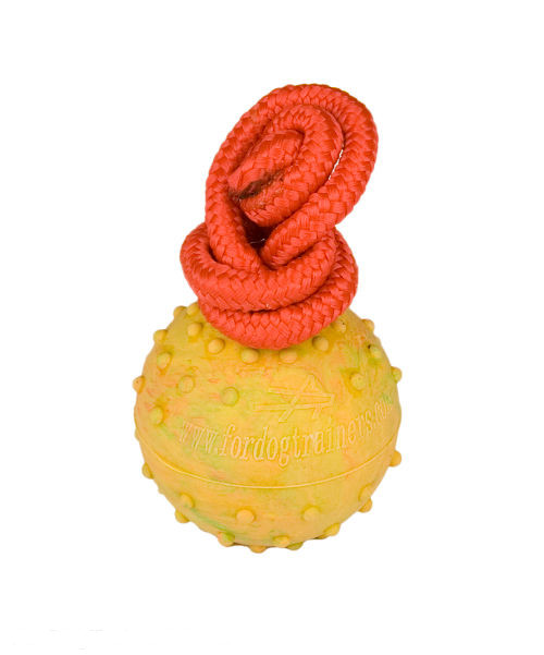 Half hollow Rubber Training Ball on a  string
