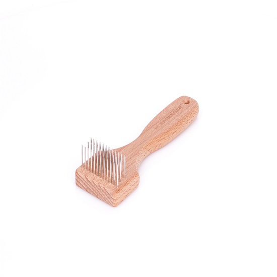 "Tidy Look" Wooden Brush/Comb With Metal Teeth for American Bulldog