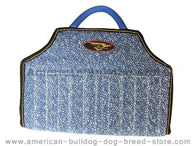 Bite Dog bite developer cuff made of French Linen with handle